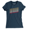 New Orleans Vintage Repeat Women's T-Shirt-Navy-Allegiant Goods Co. Vintage Sports Apparel