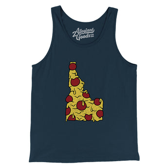 Idaho Pizza State Men/Unisex Tank Top-Allegiant Goods Co. Vintage Sports Apparel