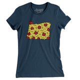 Oregon Pizza State Women's T-Shirt-Allegiant Goods Co. Vintage Sports Apparel