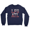 Lfg Atl Midweight French Terry Crewneck Sweatshirt-Navy-Allegiant Goods Co. Vintage Sports Apparel