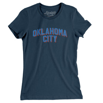 Oklahoma City Varsity Women's T-Shirt-Allegiant Goods Co. Vintage Sports Apparel