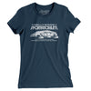 Hollywood Sportatorium Women's T-Shirt-Navy-Allegiant Goods Co. Vintage Sports Apparel