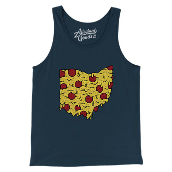 Ohio Pizza State Men/Unisex Tank Top-Allegiant Goods Co. Vintage Sports Apparel