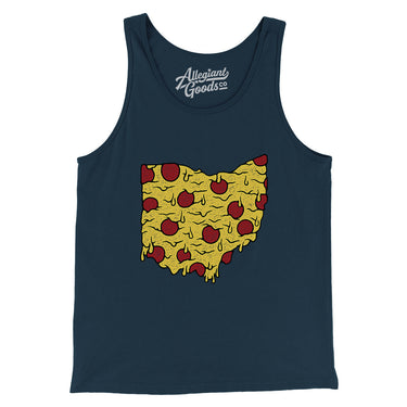 Ohio Pizza State Men/Unisex Tank Top-Allegiant Goods Co. Vintage Sports Apparel