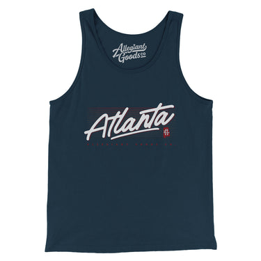 Atlanta Retro Men/Unisex Tank Top-Allegiant Goods Co. Vintage Sports Apparel