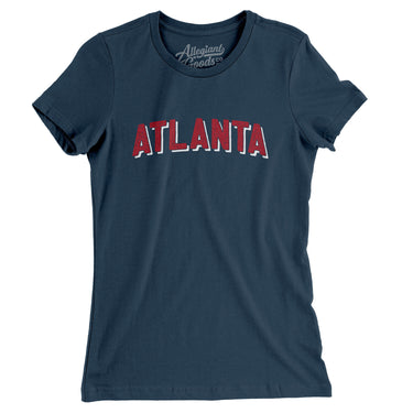 Atlanta Varsity Women's T-Shirt-Allegiant Goods Co. Vintage Sports Apparel