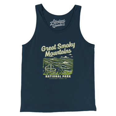 Great Smoky Mountains National Park Men/Unisex Tank Top-Allegiant Goods Co. Vintage Sports Apparel