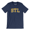 Stl Varsity Men/Unisex T-Shirt-Navy-Allegiant Goods Co. Vintage Sports Apparel