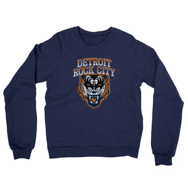 Detroit Rock City Midweight French Terry Crewneck Sweatshirt-Allegiant Goods Co. Vintage Sports Apparel