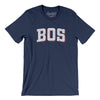 BOS Varsity Men/Unisex T-Shirt-Navy-Allegiant Goods Co. Vintage Sports Apparel