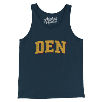 Den Varsity Men/Unisex Tank Top-Allegiant Goods Co. Vintage Sports Apparel