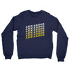 Ann Arbor Vintage Repeat Midweight French Terry Crewneck Sweatshirt-Navy-Allegiant Goods Co. Vintage Sports Apparel