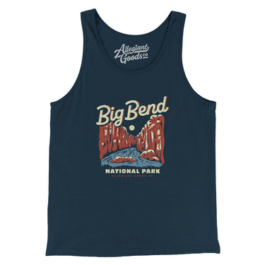 Big Bend National Park Men/Unisex Tank Top-Allegiant Goods Co. Vintage Sports Apparel