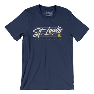 St. Louis Retro Men/Unisex T-Shirt-Allegiant Goods Co. Vintage Sports Apparel