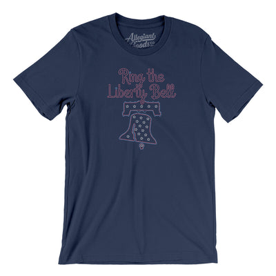 Ring The Liberty Bell Men/Unisex T-Shirt-Navy-Allegiant Goods Co. Vintage Sports Apparel