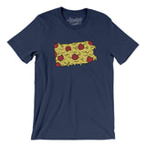 Pennsylvania Pizza State Men/Unisex T-Shirt-Allegiant Goods Co. Vintage Sports Apparel