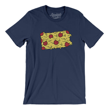 Pennsylvania Pizza State Men/Unisex T-Shirt-Allegiant Goods Co. Vintage Sports Apparel