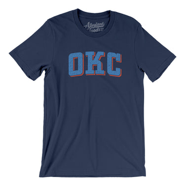 Okc Varsity Men/Unisex T-Shirt-Allegiant Goods Co. Vintage Sports Apparel