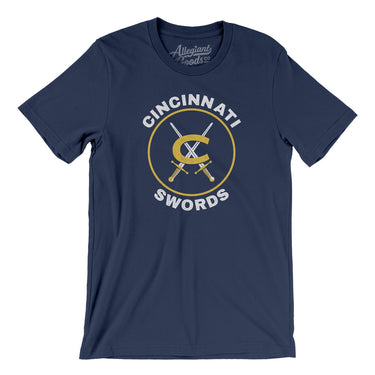 Cincinnati Swords Hockey Men/Unisex T-Shirt-Allegiant Goods Co. Vintage Sports Apparel