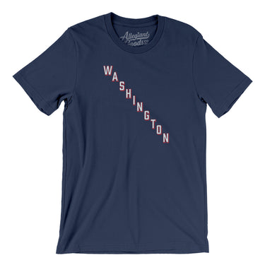Washington Hockey Jersey Men/Unisex T-Shirt-Navy-Allegiant Goods Co. Vintage Sports Apparel