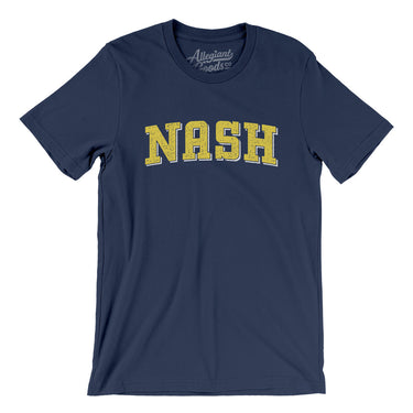 Nash Varsity Men/Unisex T-Shirt-Allegiant Goods Co. Vintage Sports Apparel