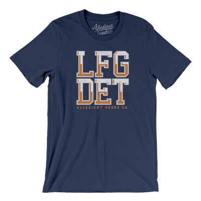 Lfg Det Men/Unisex T-Shirt-Navy-Allegiant Goods Co. Vintage Sports Apparel