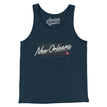 New Orleans Retro Men/Unisex Tank Top-Allegiant Goods Co. Vintage Sports Apparel