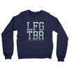 Lfg Tbr Midweight French Terry Crewneck Sweatshirt-Navy-Allegiant Goods Co. Vintage Sports Apparel