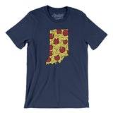 Indiana Pizza State Men/Unisex T-Shirt-Allegiant Goods Co. Vintage Sports Apparel
