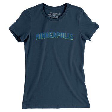 Minneapolis Varsity Women's T-Shirt-Allegiant Goods Co. Vintage Sports Apparel