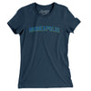 Minneapolis Varsity Women's T-Shirt-Navy-Allegiant Goods Co. Vintage Sports Apparel