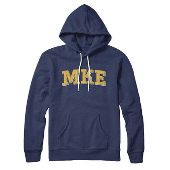 Mke Varsity Hoodie-Navy-Allegiant Goods Co. Vintage Sports Apparel