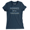 Memphis By A Thousand Women's T-Shirt-Navy-Allegiant Goods Co. Vintage Sports Apparel