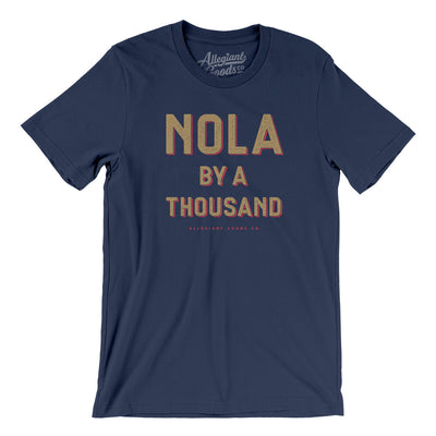 Nola By A Thousand Men/Unisex T-Shirt-Navy-Allegiant Goods Co. Vintage Sports Apparel
