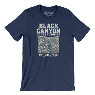 Black Canyon Of The Gunnison National Park Men/Unisex T-Shirt-Allegiant Goods Co. Vintage Sports Apparel