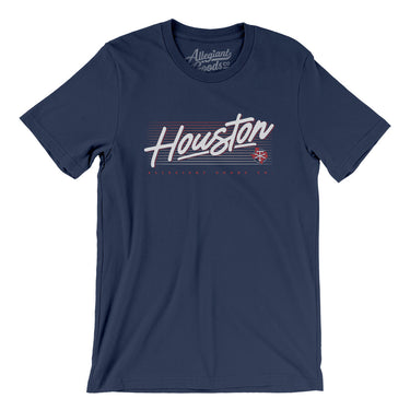 Houston Retro Men/Unisex T-Shirt-Allegiant Goods Co. Vintage Sports Apparel
