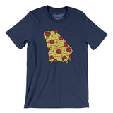 Georgia Pizza State Men/Unisex T-Shirt-Allegiant Goods Co. Vintage Sports Apparel