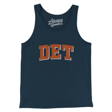 Det Varsity Men/Unisex Tank Top-Allegiant Goods Co. Vintage Sports Apparel
