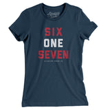 Boston 617 Women's T-Shirt-Allegiant Goods Co. Vintage Sports Apparel