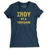 Indy By A Thousand Women's T-Shirt-Navy-Allegiant Goods Co. Vintage Sports Apparel