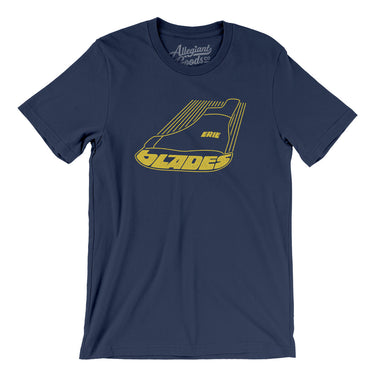 Erie Blades Men/Unisex T-Shirt-Allegiant Goods Co. Vintage Sports Apparel