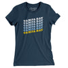 Tampa Bay Vintage Repeat Women's T-Shirt-Navy-Allegiant Goods Co. Vintage Sports Apparel