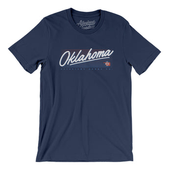 Oklahoma Retro Men/Unisex T-Shirt-Allegiant Goods Co. Vintage Sports Apparel