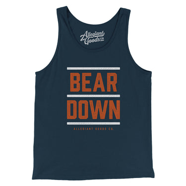 Bear Down Men/Unisex Tank Top-Allegiant Goods Co. Vintage Sports Apparel
