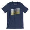 Ann Arbor Vintage Repeat Men/Unisex T-Shirt-Navy-Allegiant Goods Co. Vintage Sports Apparel