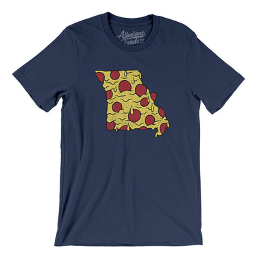 Missouri Pizza State Men/Unisex T-Shirt-Allegiant Goods Co. Vintage Sports Apparel