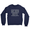 We Dem Boys Midweight French Terry Crewneck Sweatshirt-Navy-Allegiant Goods Co. Vintage Sports Apparel