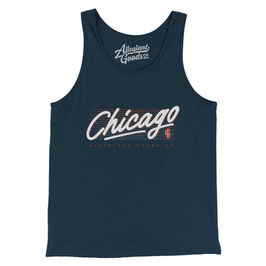 Chicago Retro Men/Unisex Tank Top-Allegiant Goods Co. Vintage Sports Apparel