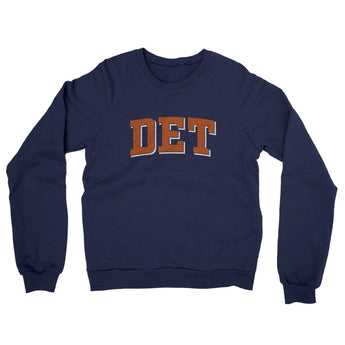 Det Varsity Midweight French Terry Crewneck Sweatshirt-Navy-Allegiant Goods Co. Vintage Sports Apparel