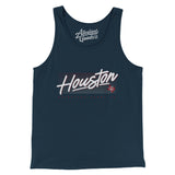 Houston Retro Men/Unisex Tank Top-Allegiant Goods Co. Vintage Sports Apparel